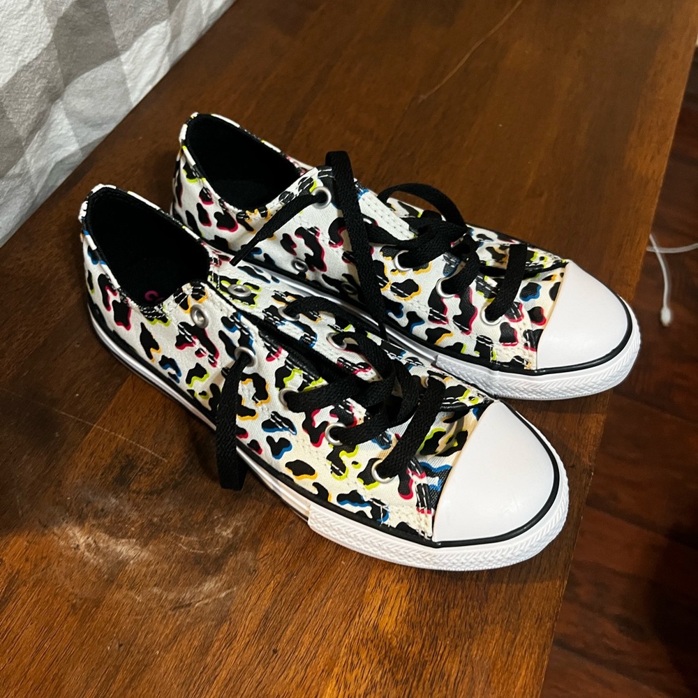 Kid’s Leopard Print Converse Sneakers